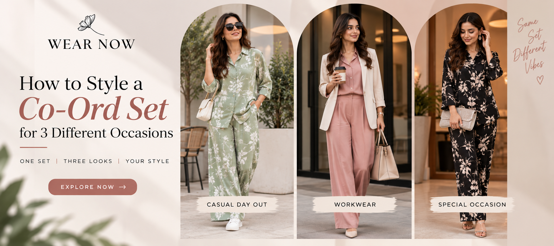 How to Style a Co-Ord Set for 3 Different Occasions