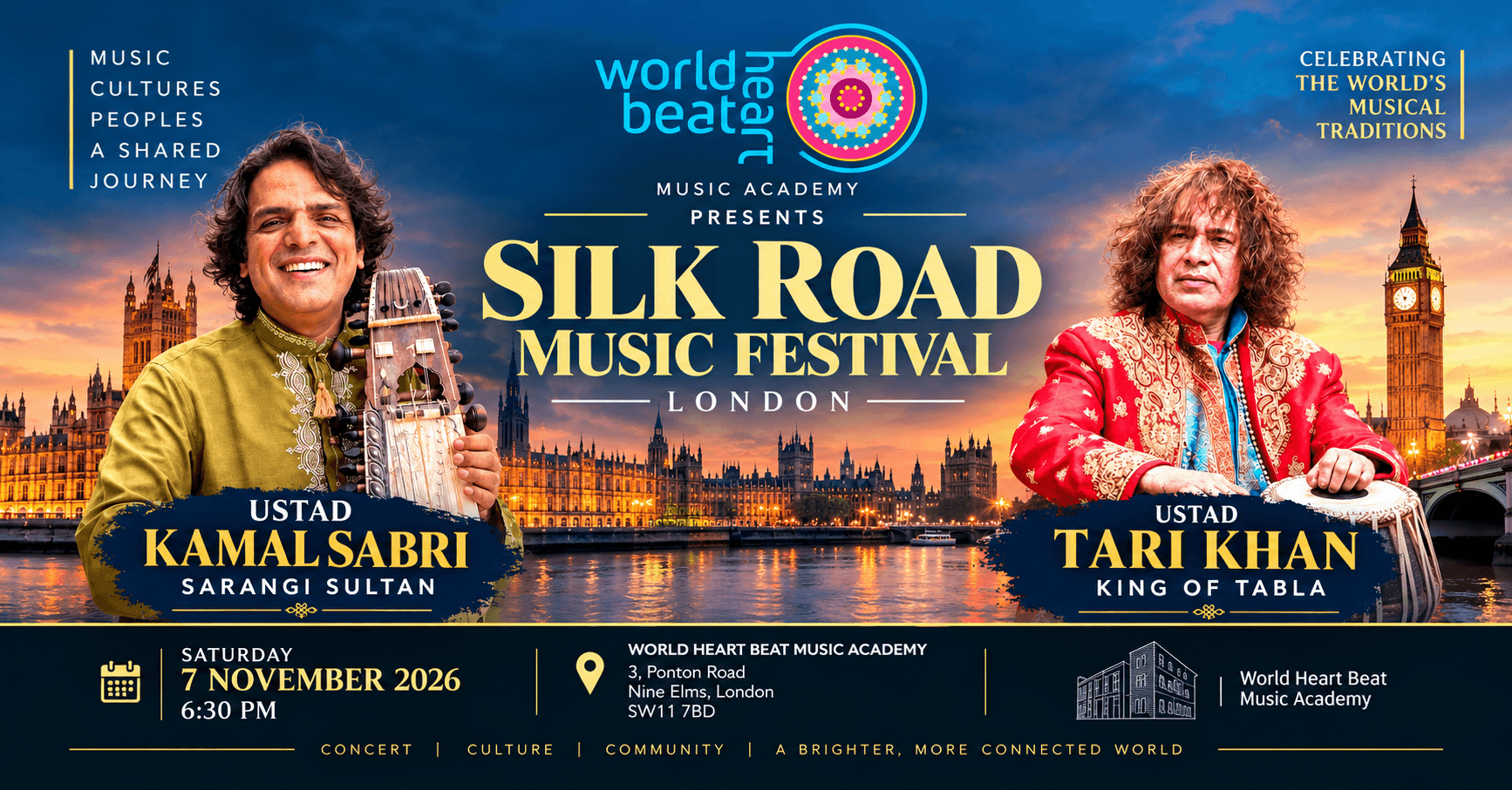 Ustad Kamal Sabri & Ustad Tari Khan: Peace Through Music